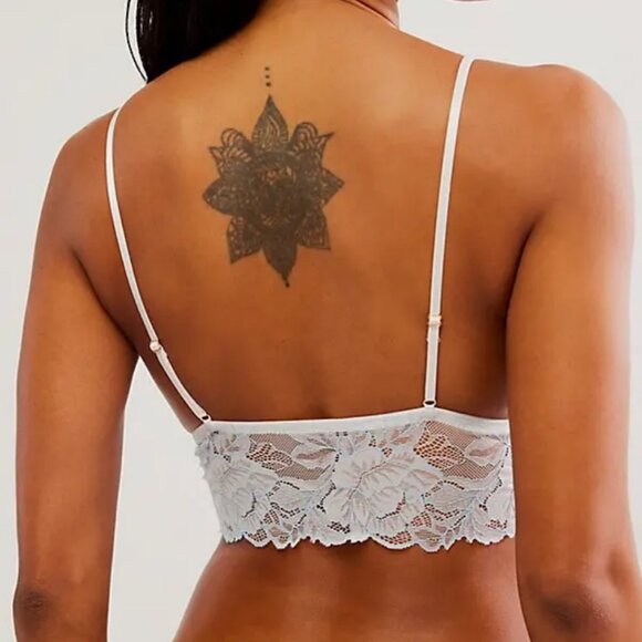 NWOT Free People Crossdye Everyday Lace Longline Bralette Set of 2 - Picture 6 of 6